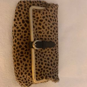 Jimmy Choo animal print clutch